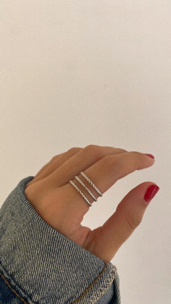 Producto - Anillo Lima acero . REGULABLE A ELECCIÓN