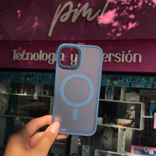 Producto - iPhone 15 Funda MagSafe Esmerilada Azul Marino