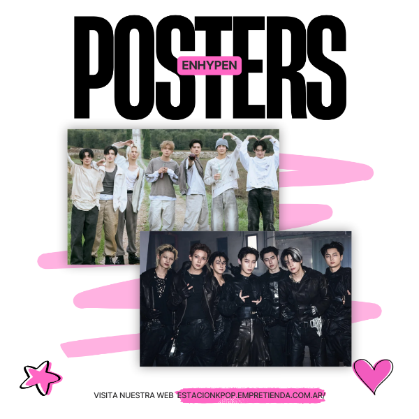 Producto - SET POSTERS THE SIN ENHYPEN I