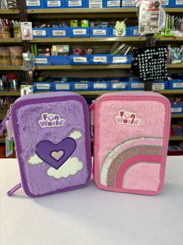 Producto - Cartuchera 3 pisos - Lovely - "Fun World"