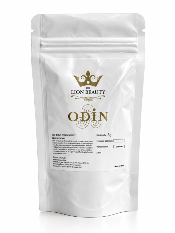 Producto - ADHESIVO ODIN TRANSPARENTE - THE LION BEAUTY - 3 G - 1