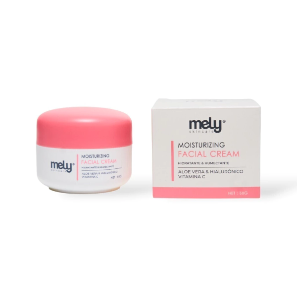Producto - Crema facial hidratante y humectante Mely