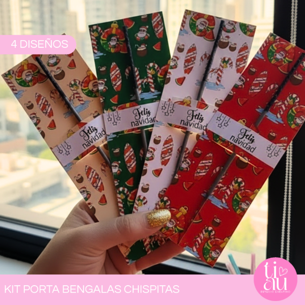 Producto - KIT PORTA BENGALAS CHISPITAS