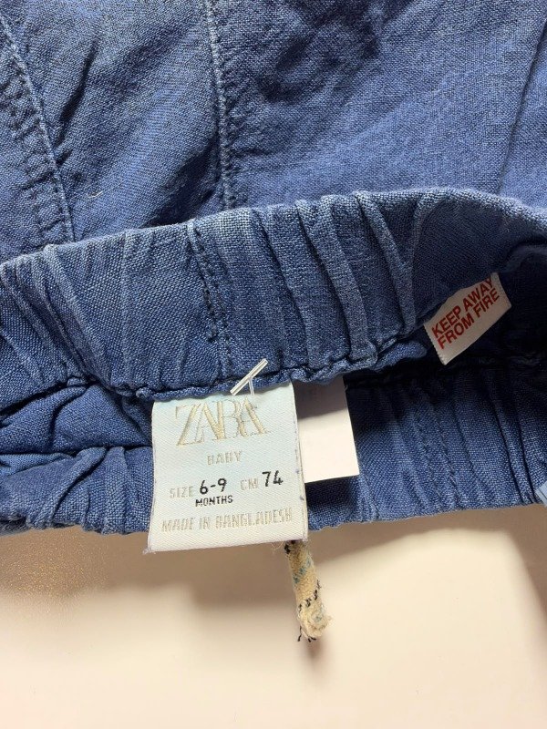 Producto - Pantalon azul Zara 6 meses - 3