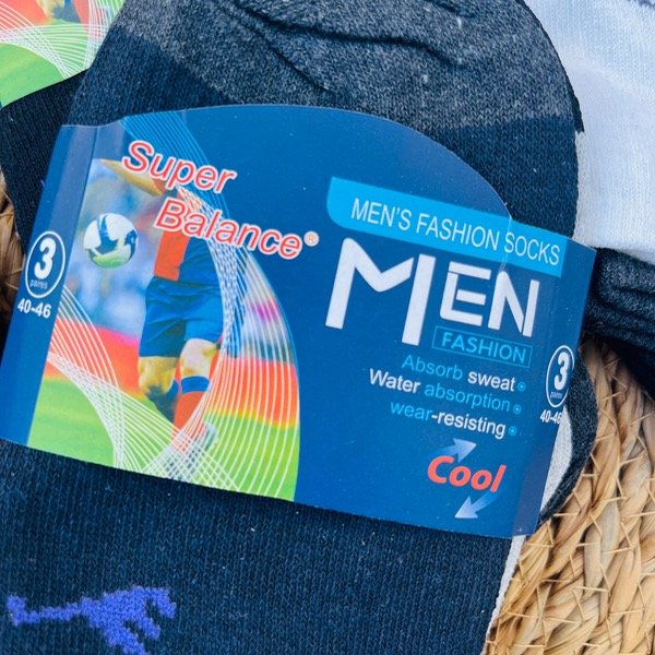 Producto - Docenas Soquetes Estampados Super Balance Men Hombre - 1