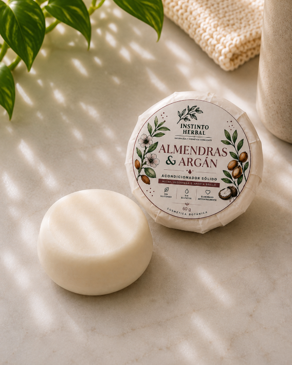 Producto - Acondicionador sólido Argán y almendras
