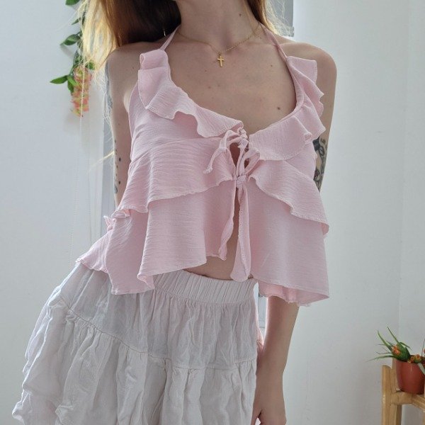 Producto - Topsito rosa regulable