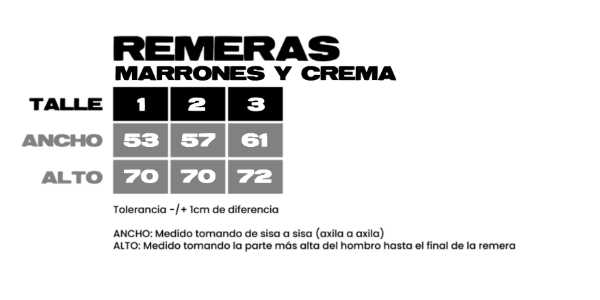 Remera personalizada CREMA o MARRON (leer descripción) — imagen 3