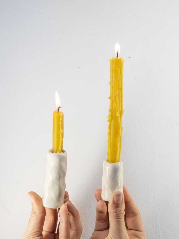 Producto - candelabro CERÁMICA y vela