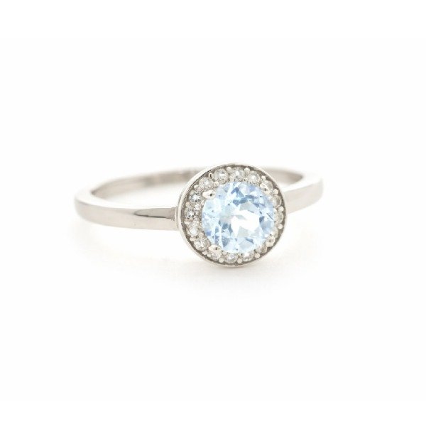 Producto - Sortija Orla en plata con topacio sky blue