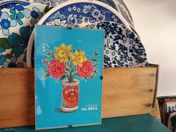Producto - Cuadrito FLORERITO ROYAL