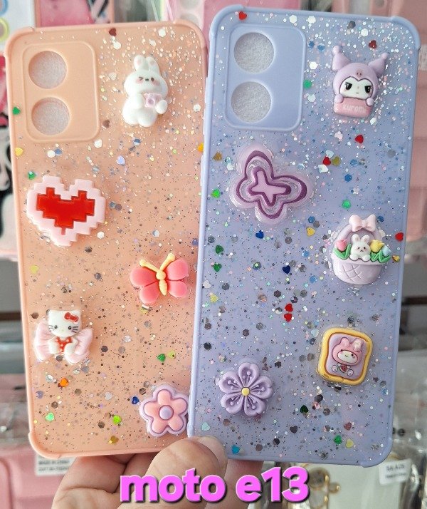 Producto - Fundas brillo reforzadas Sanrio. Moto e13