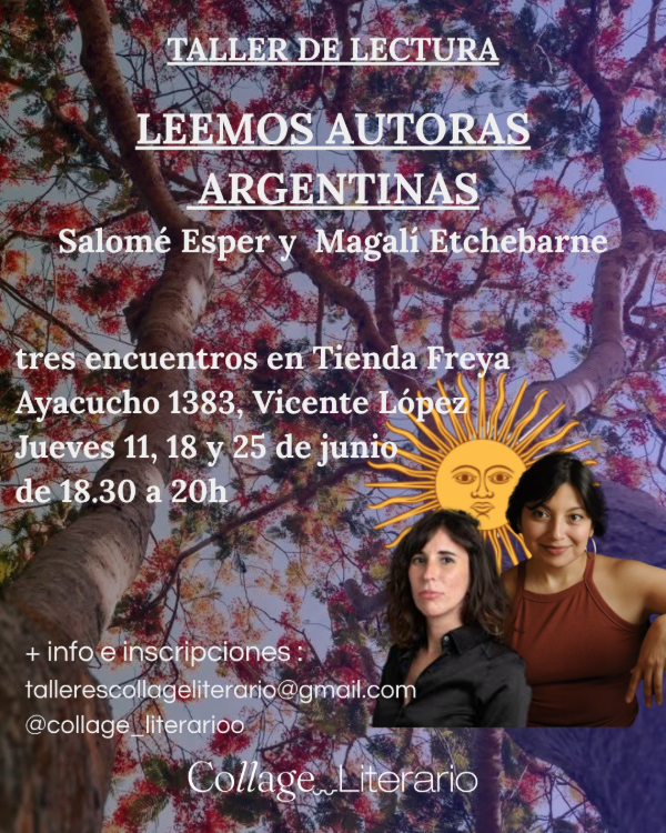 Producto - Taller de lectura de Salomé Esper y Magalí Etchebarne