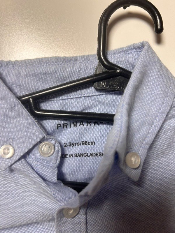 Producto - Camisa celeste manga larga Primark - 3