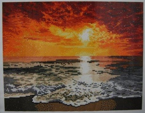 Producto - Diamond painting playa 40x50cm