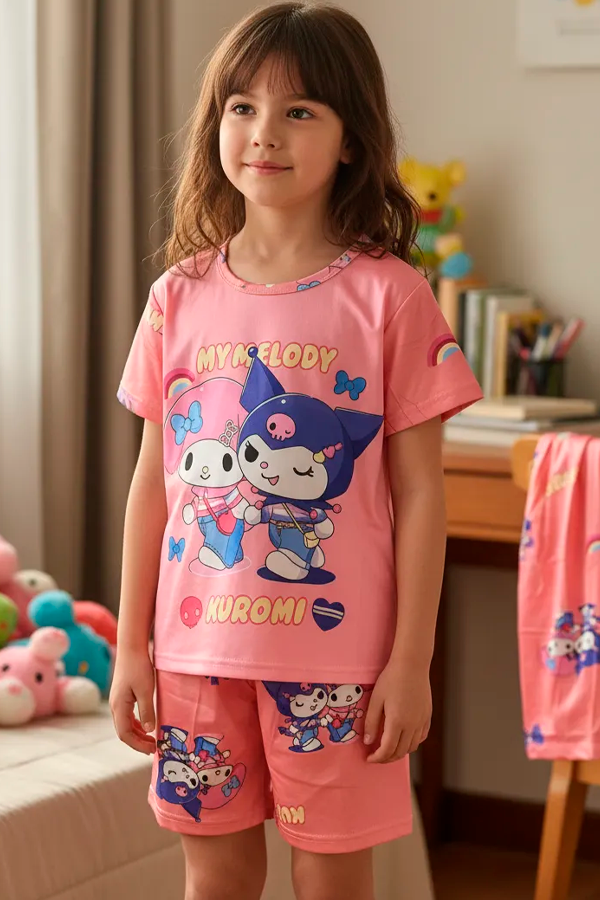 Producto - Pijama Niños Tres piezas MY MELODY Y KUROMI