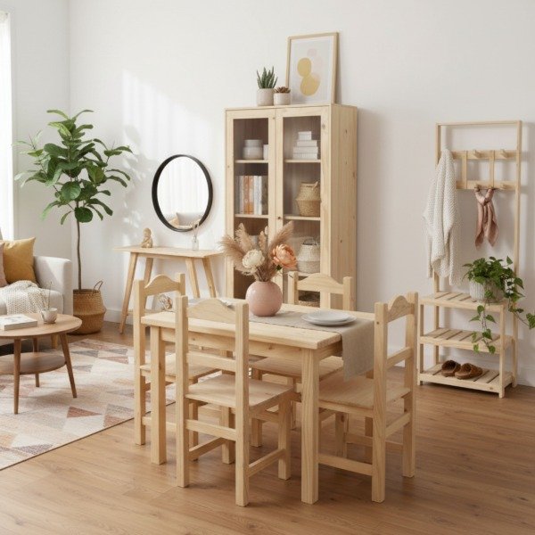 Producto - Combo Nórdico Living + Comedor