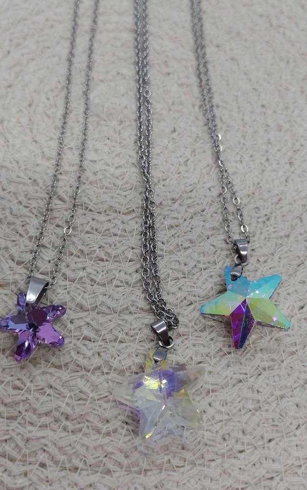 Producto - Dije estilo swaroski Estrellas