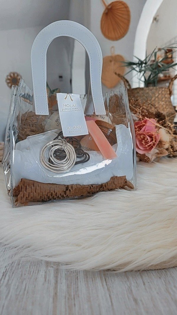 Producto - BOLSA MANIJA CUERINA BLANCA