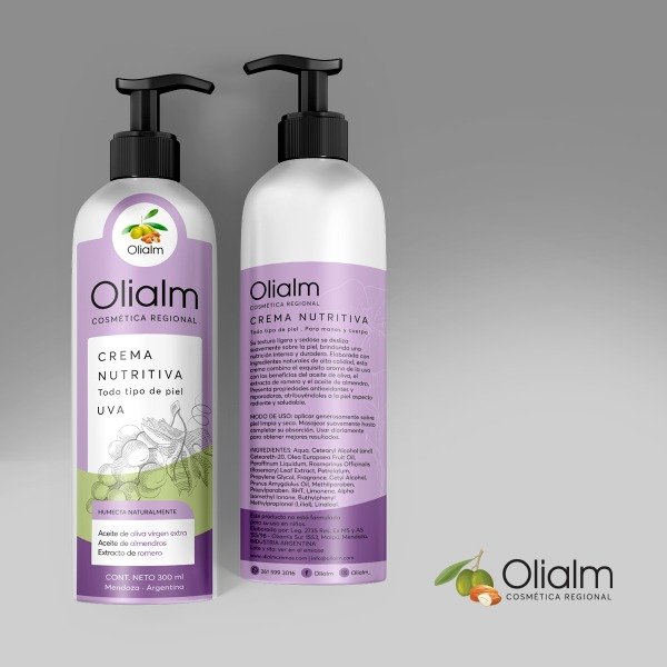 Producto - Crema Corporal de Oliva y Uva