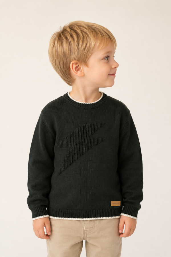 Producto - Sweater verde oscuro RAYO