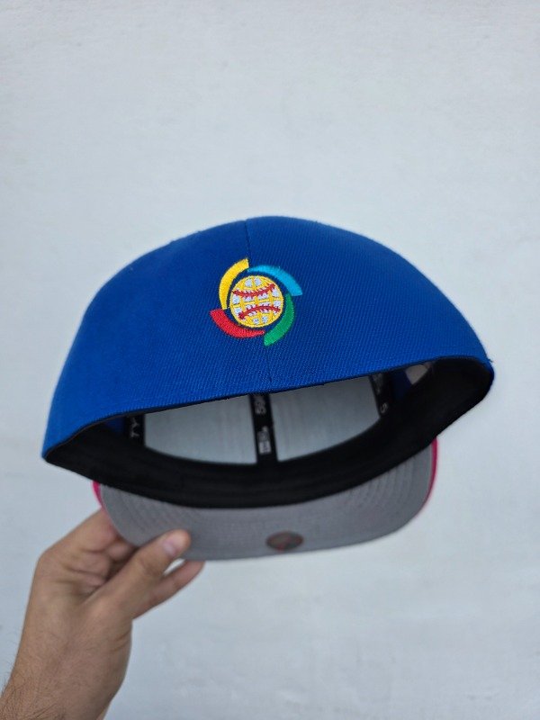 Mexico world baseball pink visor skyblue new era — imagen 5