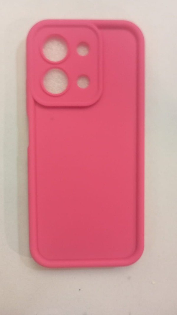 Producto - Funda Silicona Premium Fucsia para Xiaomi Redmi Note 15C