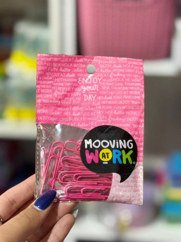 Producto - Clips mooving pink neon x25u