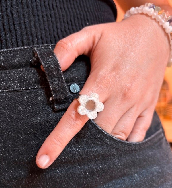 Producto - Anillo regulable Iris pop AQ blanco