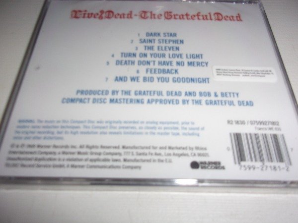 Producto - CD GRATEFUL DEAD  LIVE DEAD NUEVO EUROPA 33E - 1