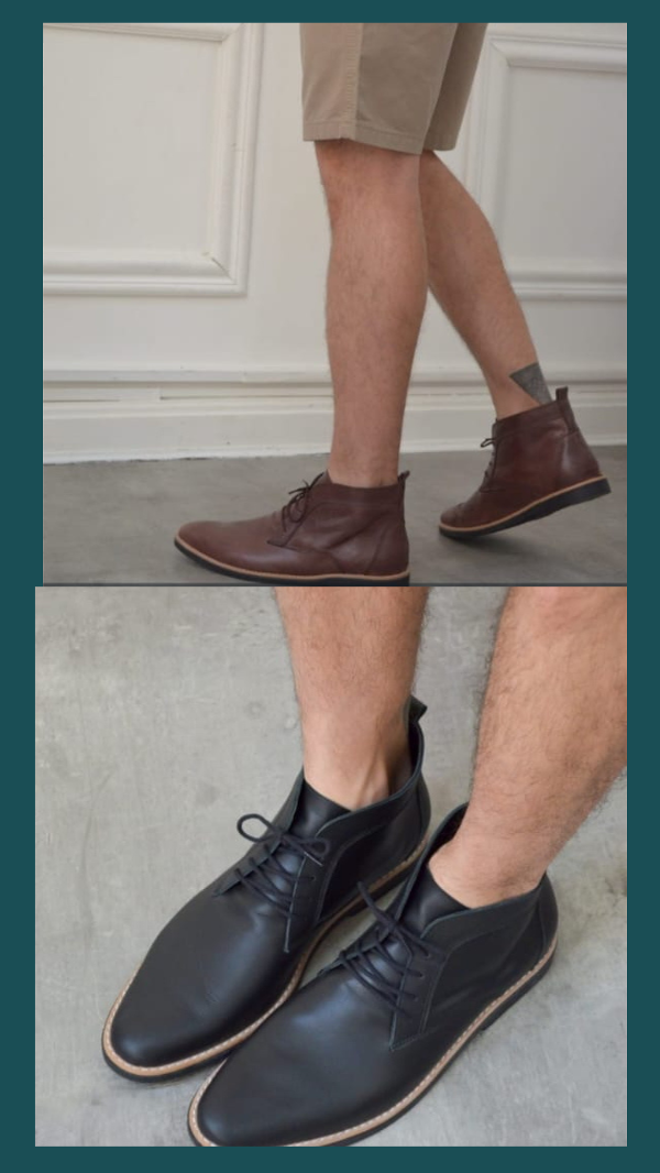 Producto - Zapatos Cuero Caña Media 38 al 45 #Mev6 (NOVIEMBRE)