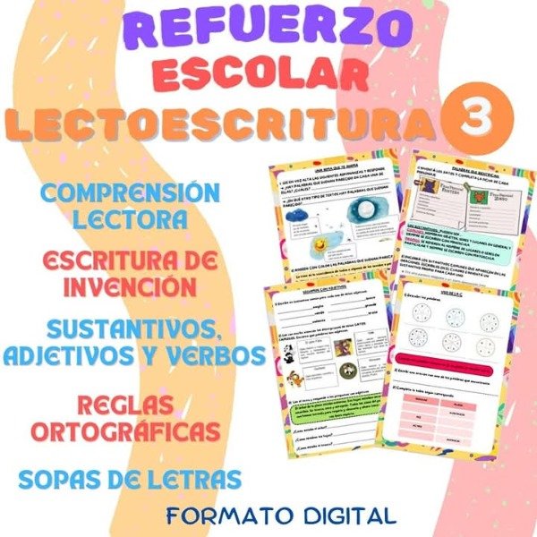 Producto - KIT CUADERNILLOS LECTOESCRITURA 3