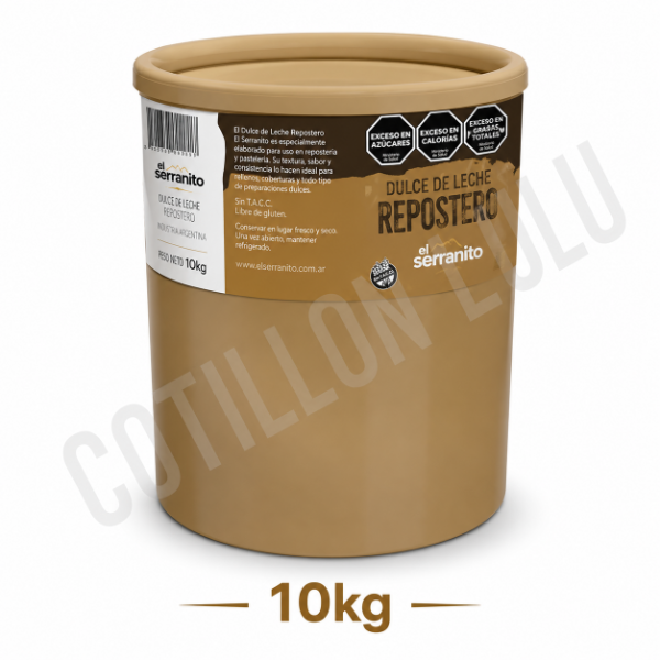 Producto - BALDE 10kg DULCE DE LECHE SERRANITO (carton)