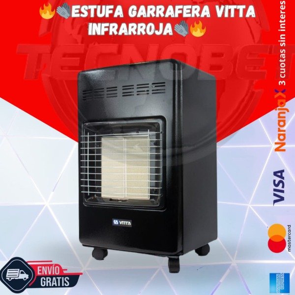 Producto - ESTUFA GARRAFERA VITTA INFRARROJA