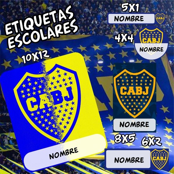 Producto - Diseños de etiquetas escolares pack 3 - 1