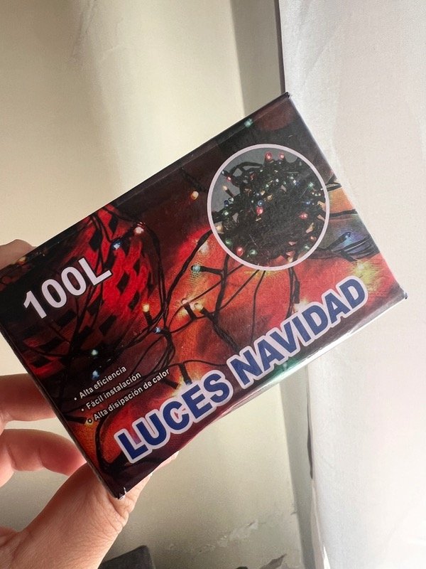 Producto - 100 luces tipo arroz 4 mtrs cálida y color