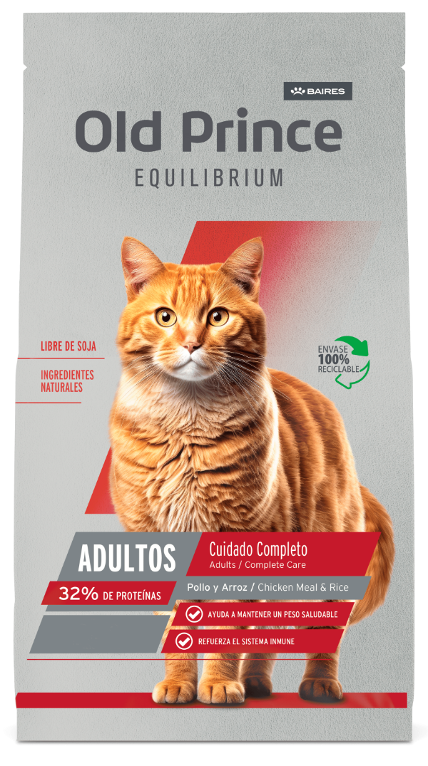 Producto - OLD PRINCE Equilibrium Gatos Adulto x 3 kg