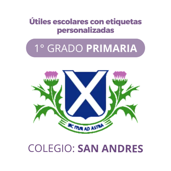 Producto - Caja Escolar - Colegio San Andres - 1er Grado PRIMARIA