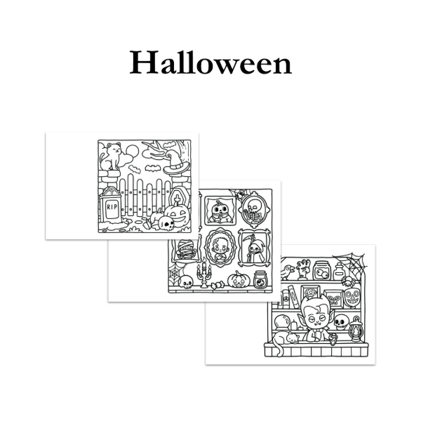 Producto - Libro para colorear Halloween