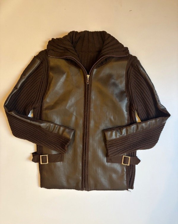 Producto - Brown Leather Knit