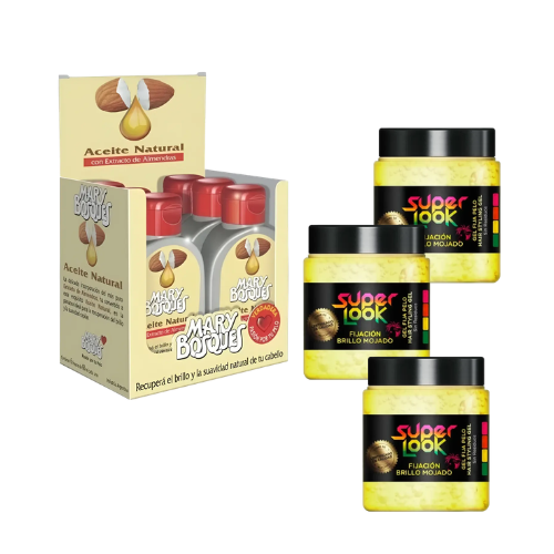 Producto - Aceite natural Oleo Capilar En Crema Pote 60ml MARY BOSQUES + 3 GELES DE REGALO - 0