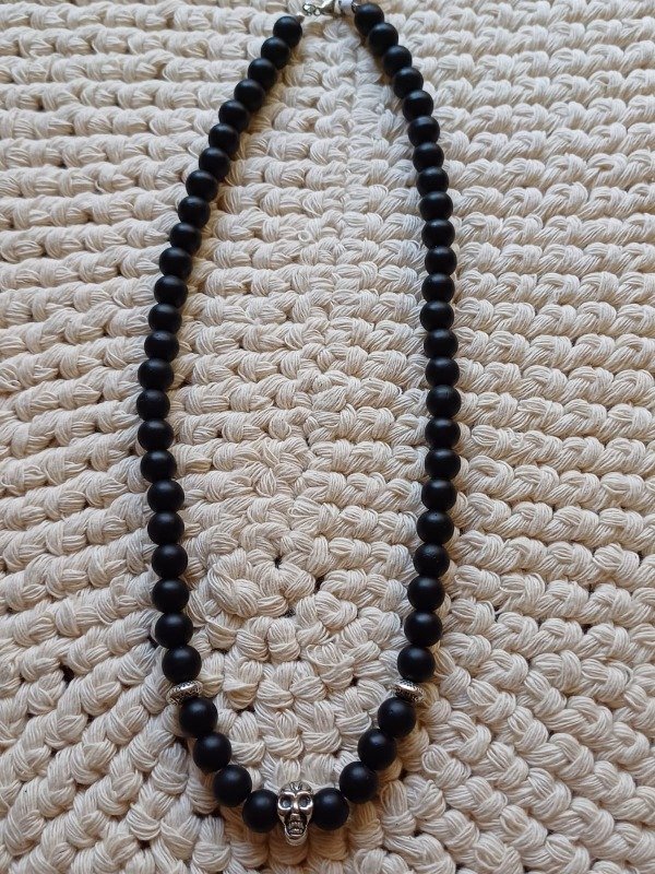 Producto - Collar perla engomada con dije