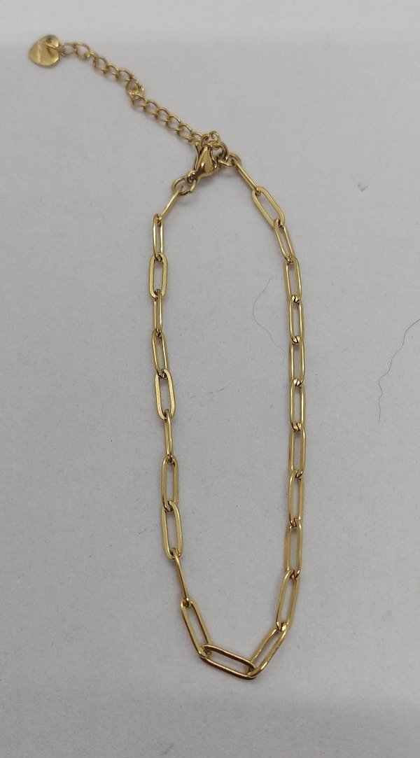 Producto - Pulsera con eslabones alargados dorados