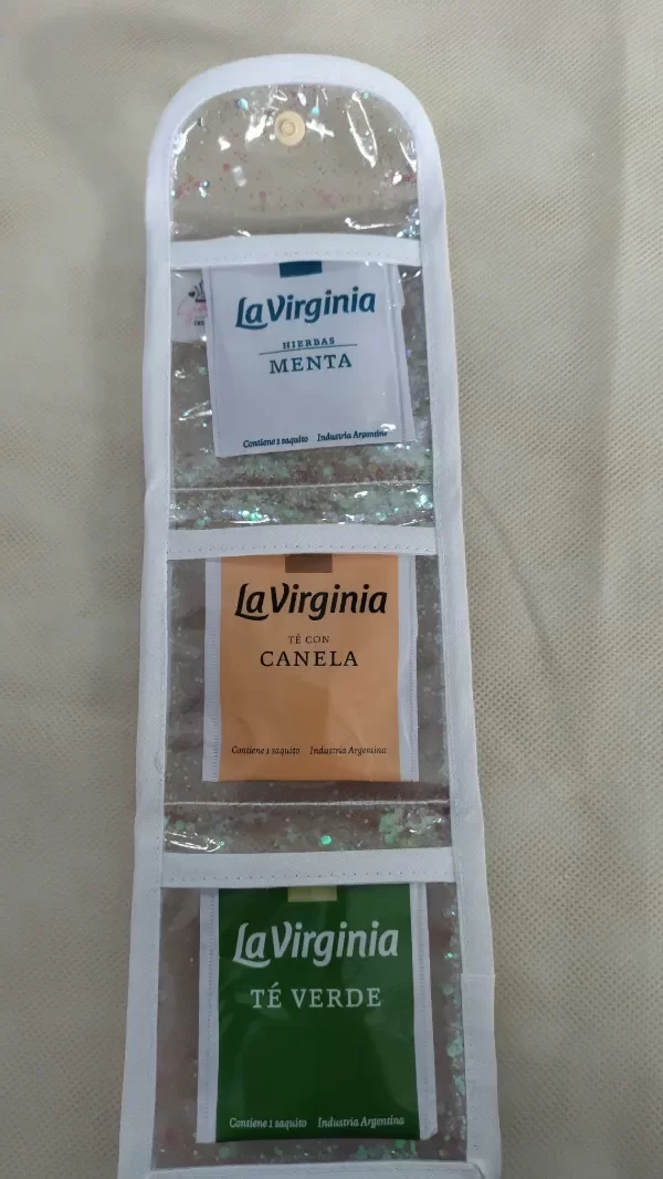 Producto - PORTA SAQUITO DE TE BLANCO 1 - 2