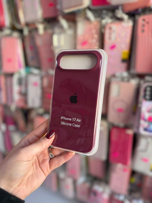 Producto - Silicone case Iphone 17 air bordo oscuro