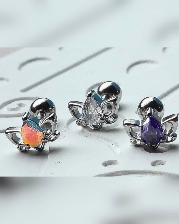 Producto - AQ. Helix. Loto. Violeta, Blanco y Tornasolado