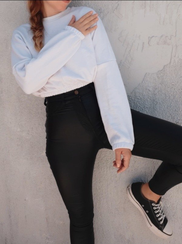 Producto - Pantalon chupin simil cuero