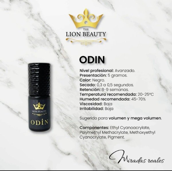 Producto - ADHESIVO LION BEAUTY ODIN