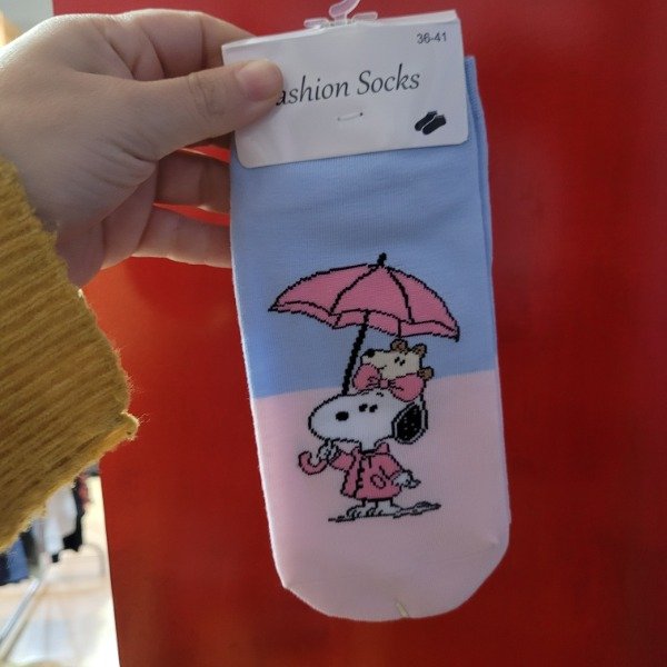 Producto - SOQUETE ADULTO SNOOPY PINK