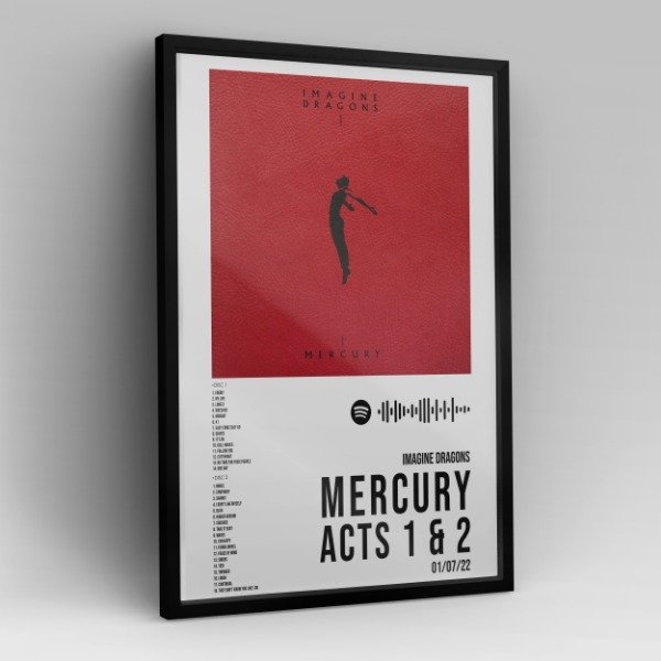 Producto - Cuadro Álbum Imagine Dragons Mercury Acts 1 y 2
